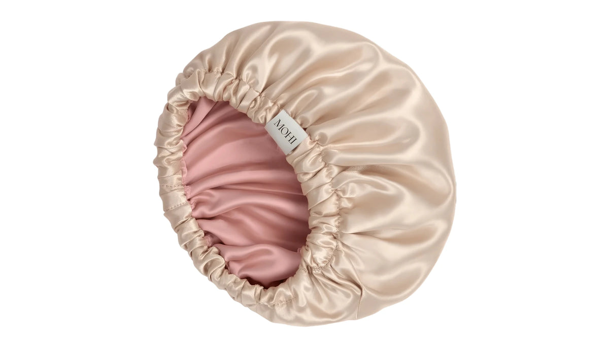 MOHI Bonnet (Pink & Champagne) - Flu Hair and Make-up