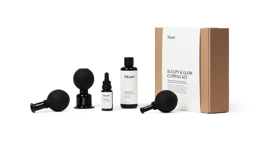 Sculpt & Glow Cupping Kit - Flu Hair and Make - up