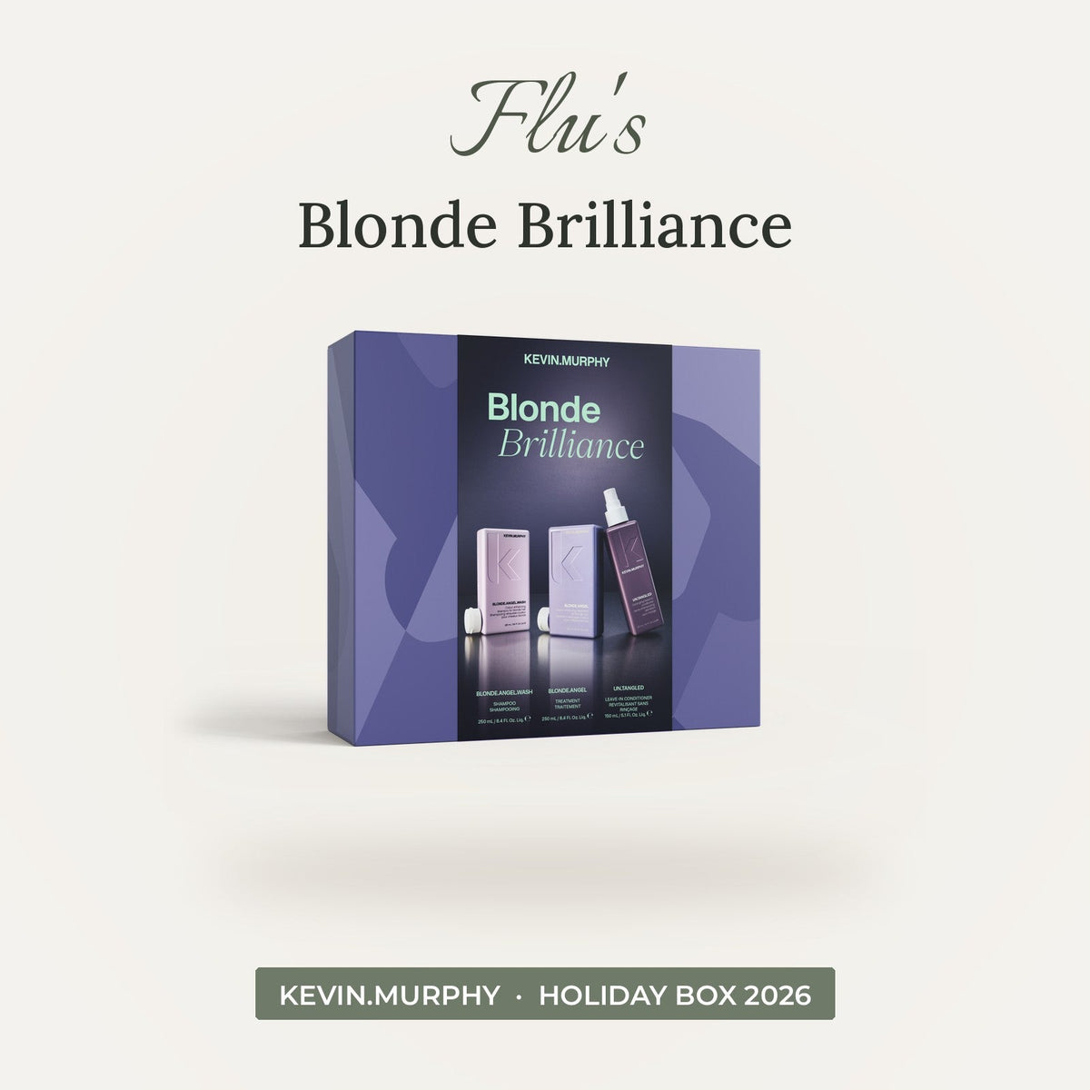 Blonde Brilliance Holiday Box 2026 - Flu Hair and Make-up