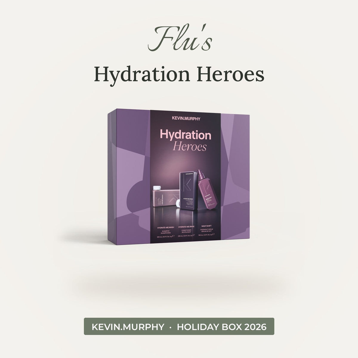 Hydration Heroes Holiday Box 2026 - Flu Hair and Make-up