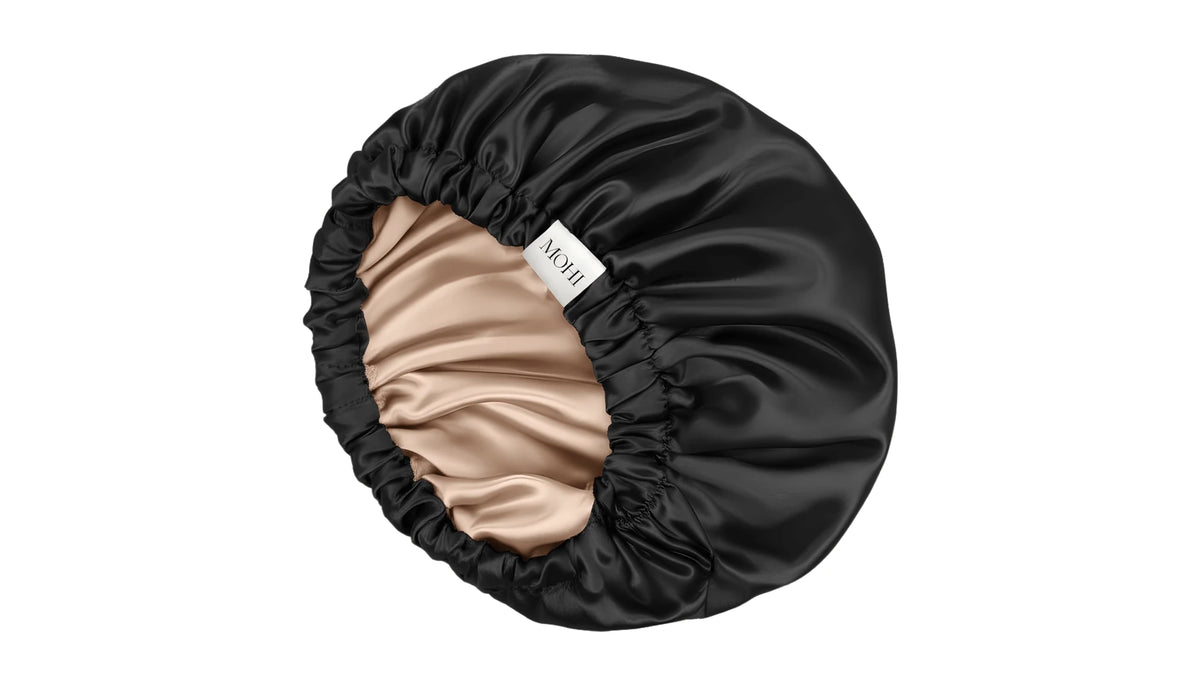 MOHI Bonnet (Black & Beige) - Flu Hair and Make-up