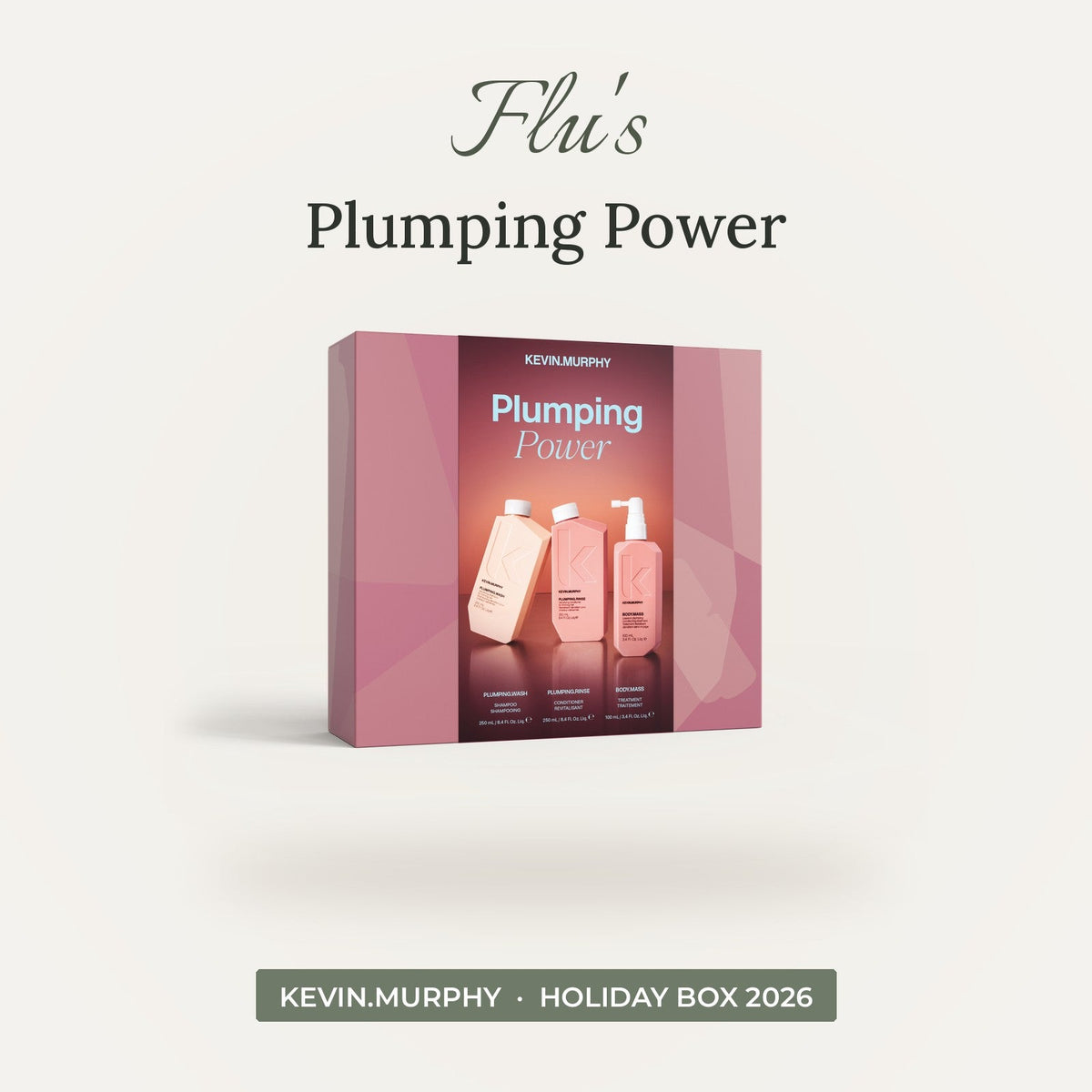 Plumping Power Holiday Box 2026 - Flu Hair and Make-up