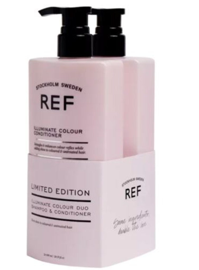REF Duo Set Shampoo + Conditioner 600 ml Illuminat Colour - Flu Hair and Make-up