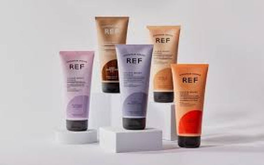 REF Masker - Colour Boost Masker 200 ml ASH BROWN 4.1 - Flu Hair and Make-up