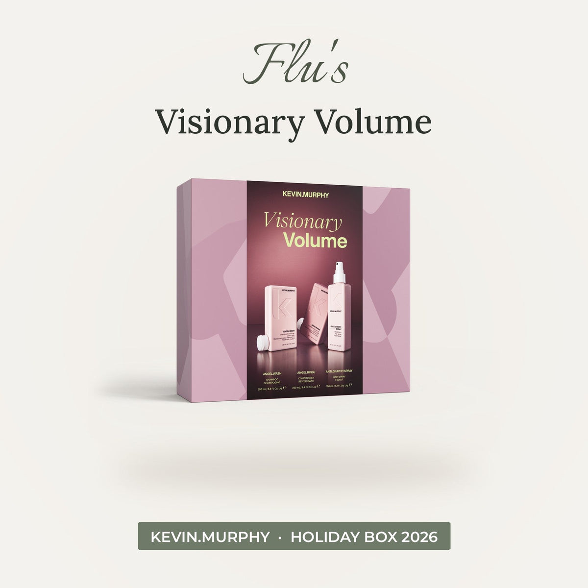 Visionary Volume Holiday Box 2026 - Flu Hair and Make-up
